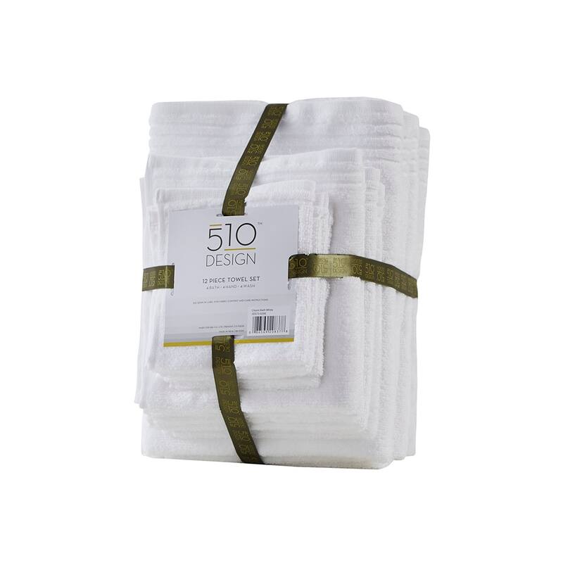 One hundred percent Cotton Quick Dry 12 Piece Bath Towel Set
