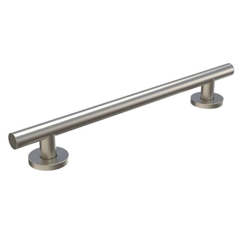 Keeney Infinity Designer Grab Bar 1.25 Dia x 16 in., Brushed Nickel
