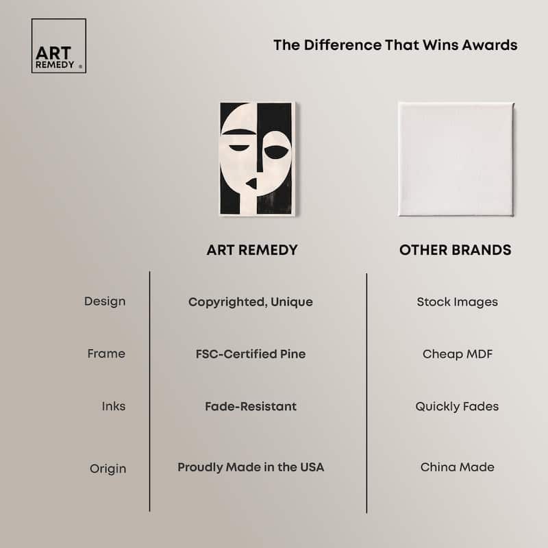 The Mask I Canvas by Art Remedy, Gallery Wrapped
