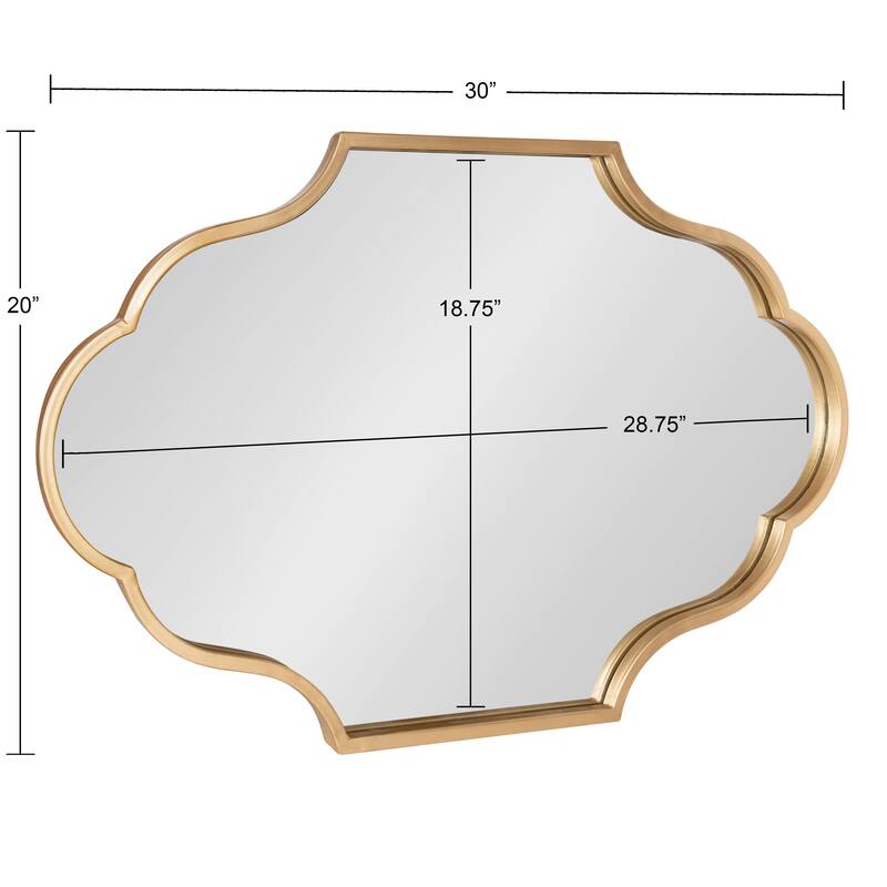 Kate and Laurel Rowla Framed Wall Mirror