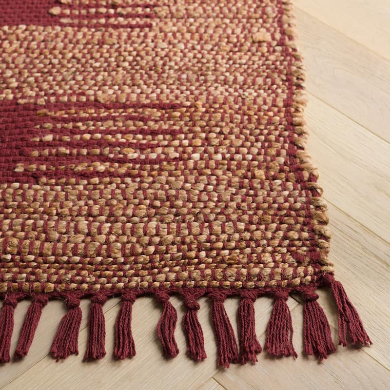SAFAVIEH Handmade Natural Fiber Julietta Jute & Cotton Rug