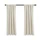 preview thumbnail 33 of 85, Lush Decor Farmhouse Stripe Yarn Dyed Cotton Window Curtain Panel Pair