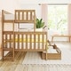 preview thumbnail 9 of 25, Max and Lily Twin over Full Bunk Bed with Ladder and Storage Drawers
