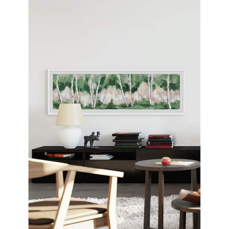 Woods Invited Me Framed Print