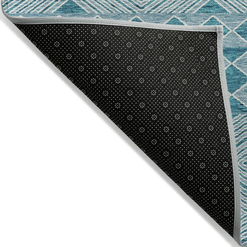 Machine Washable Indoor/ Outdoor Chantille Moroccan Boho Rug