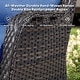 preview thumbnail 68 of 82, Gymojoy 3-Piece Rattan Wicker Rocking Swivel Chair Set with Table