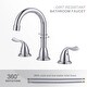 preview thumbnail 26 of 34, WOWOW 8 Inch Widespread Bathroom Faucet in Morden