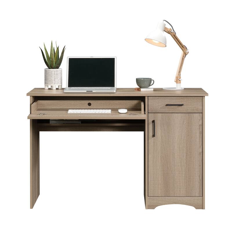 Wood Computer Desk with Multifunctional Storage
