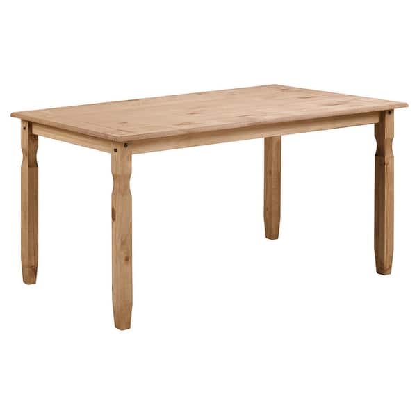 slide 2 of 13, Wood Dining Table Corona Collection | Furniture Dash Antique brown color stain.