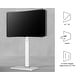 preview thumbnail 14 of 12, FITUEYES Iron Base Swivel Floor TV Stand Mount for TVs Up to 55 - 26 -55 INCHES