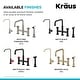 preview thumbnail 110 of 165, Kraus Urbix Industrial Solid Brass Kitchen Faucet