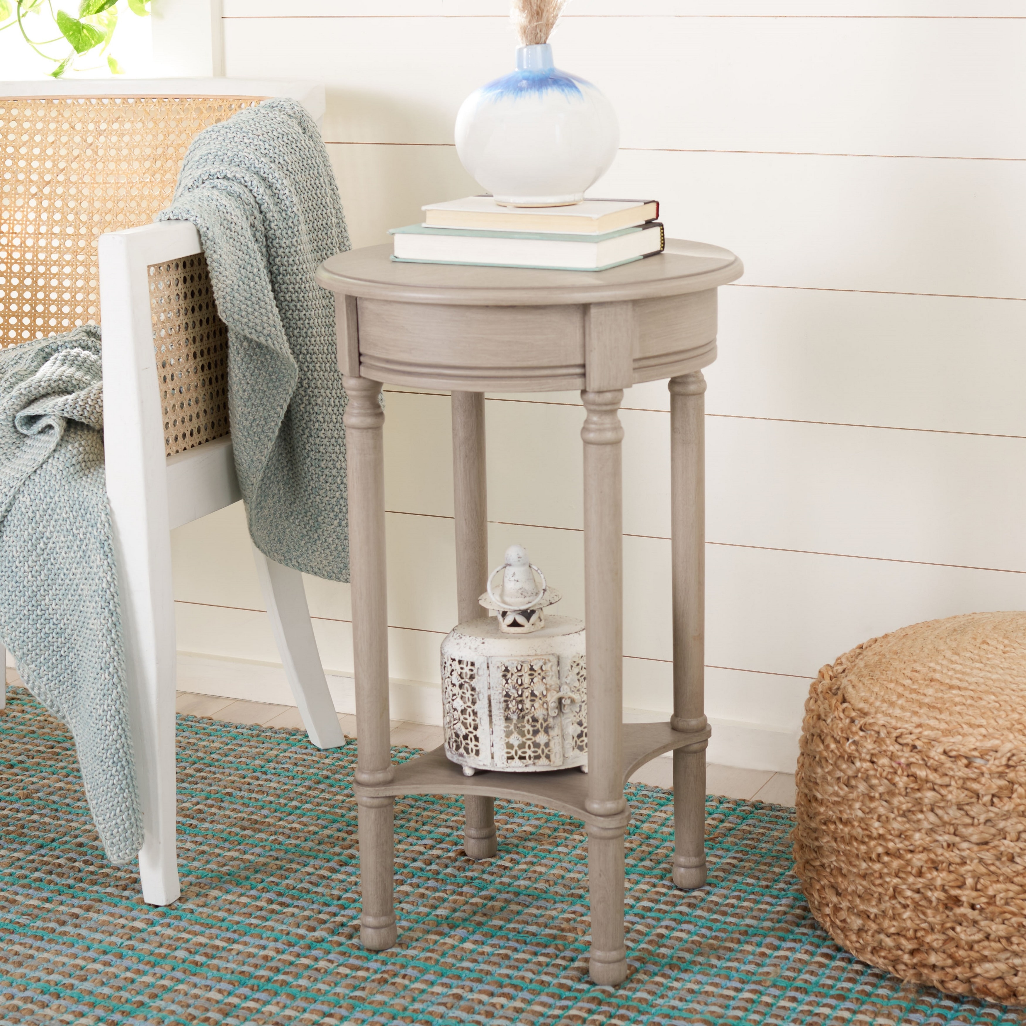 Safavieh orion round accent table discount