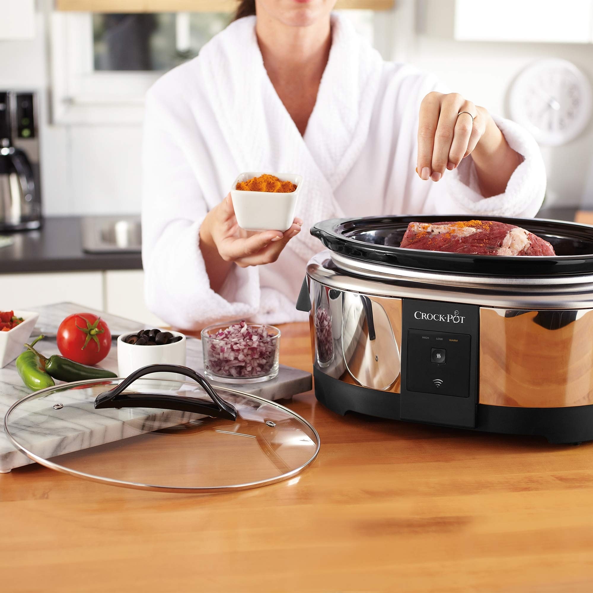 Crock-Pot 6 Quart Programmable Slow Cooker and Food Warmer Works