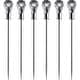 preview thumbnail 1 of 3, Prodyne GS-7-A Set Of 6 Clear Diamond Head Martini Picks stainless steel