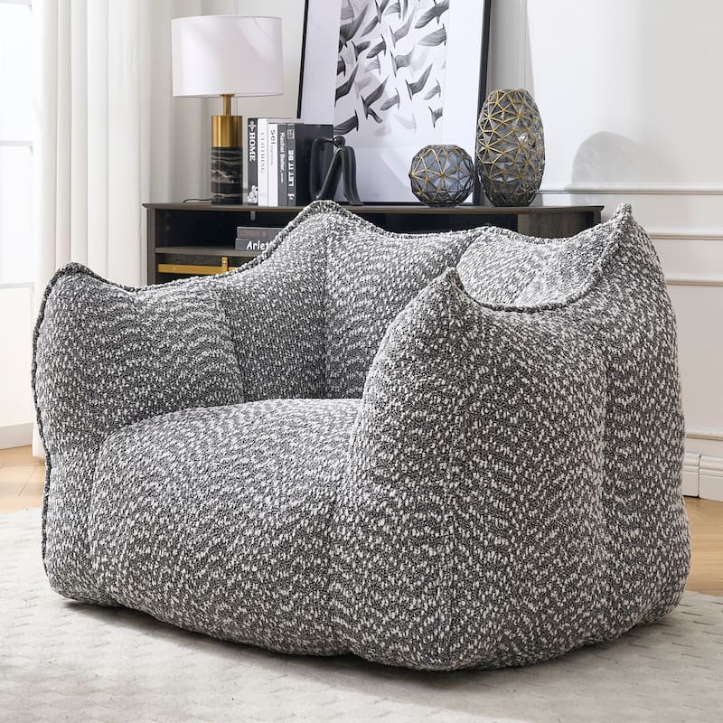 Lazy Bean Bag Chair with Arms for Living Room