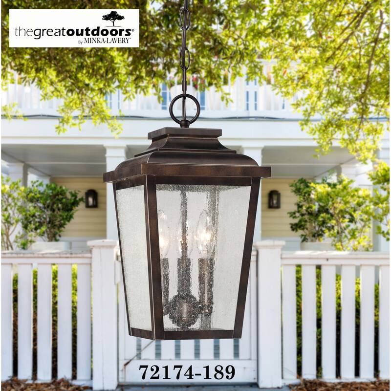 The Great Outdoors 3 Light Lantern Pendant from the Irvington Manor