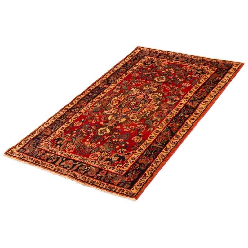 ECARPETGALLERY Hand-knotted Anadol Copper Wool Rug - 4'0 x 6'8