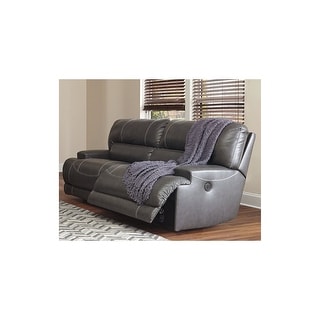 McCaskill Contemporary 2 Seat Reclining Sofa Gray