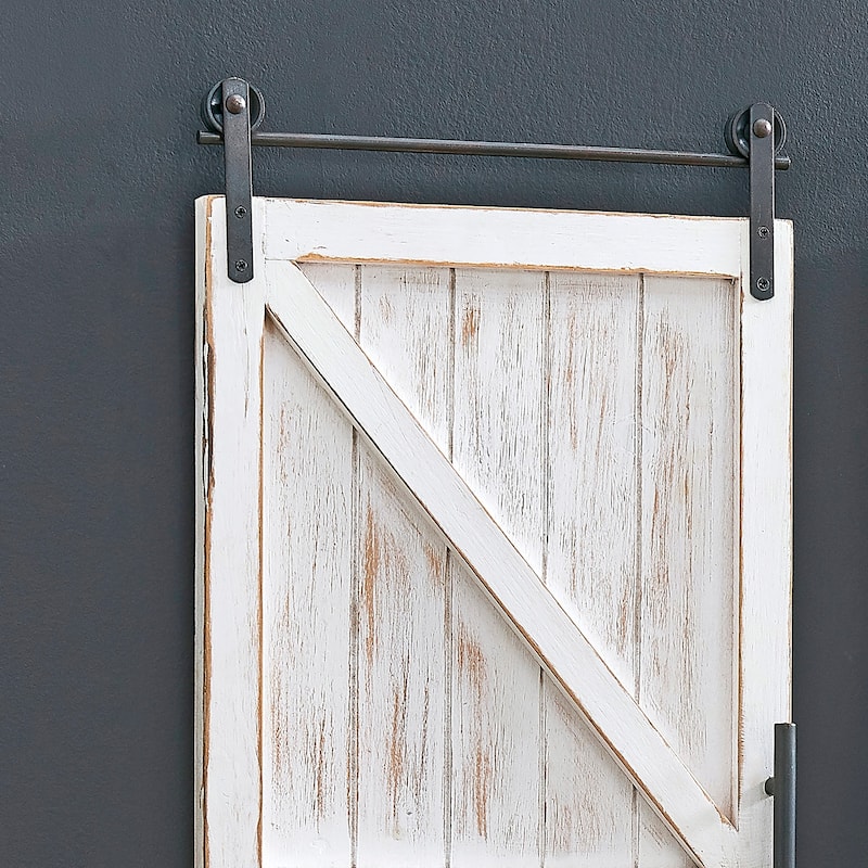 FirsTime & Co. 2-pc. Wooden Barn Door Wall Plaque Set