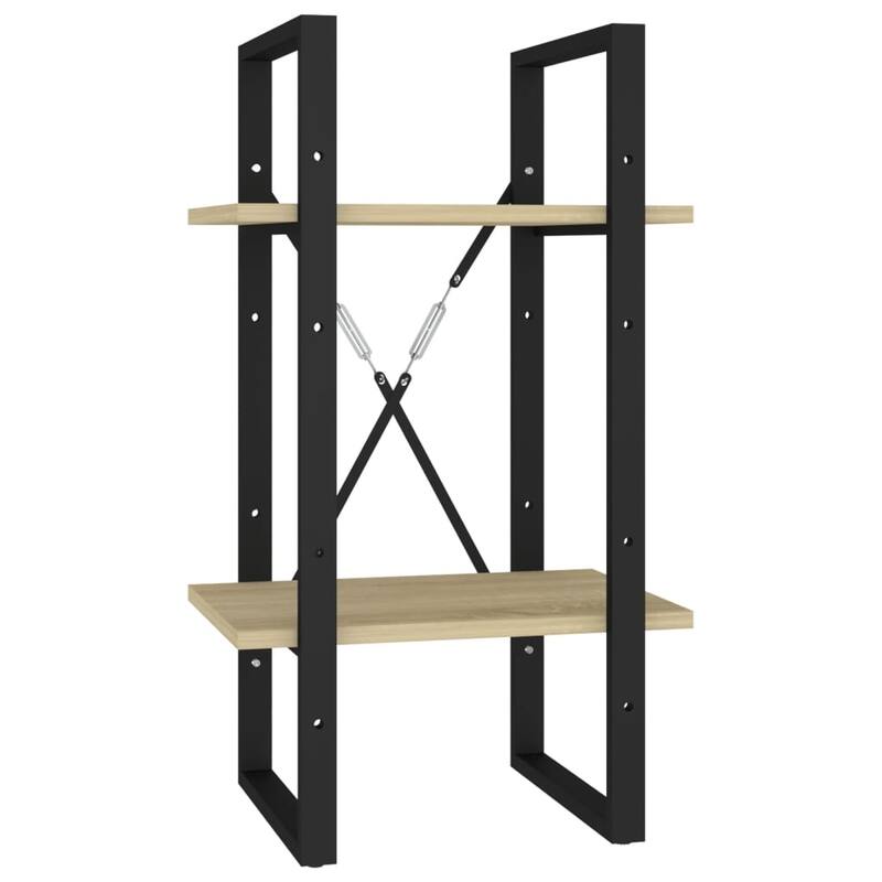 vidaXL Bookshelf Book Cabinet Shelving Unit for Living Room Engineered Wood