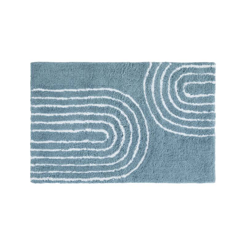 Becky Cameron 100% Cotton Modern Patterned Bath Mat