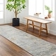 preview thumbnail 3 of 2, Tarver Modern & Contemporary Area Rug Medium Gray - 2' 7" x 10'