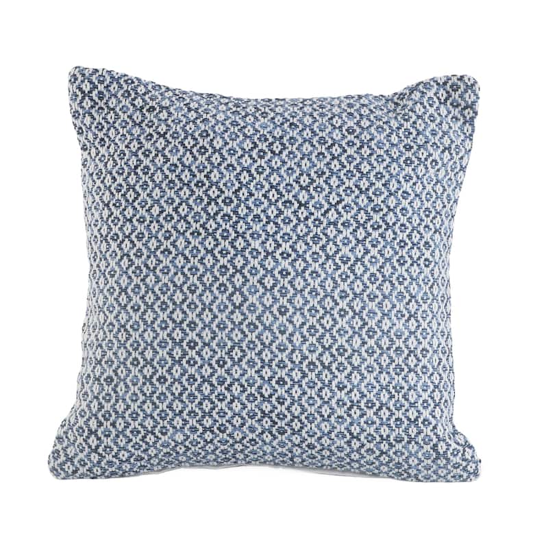 Sevita Blue Diamond Throw Pillow 18 Inch