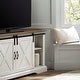 preview thumbnail 26 of 31, Middlebrook 52-inch Sliding Barn Door Corner TV Stand