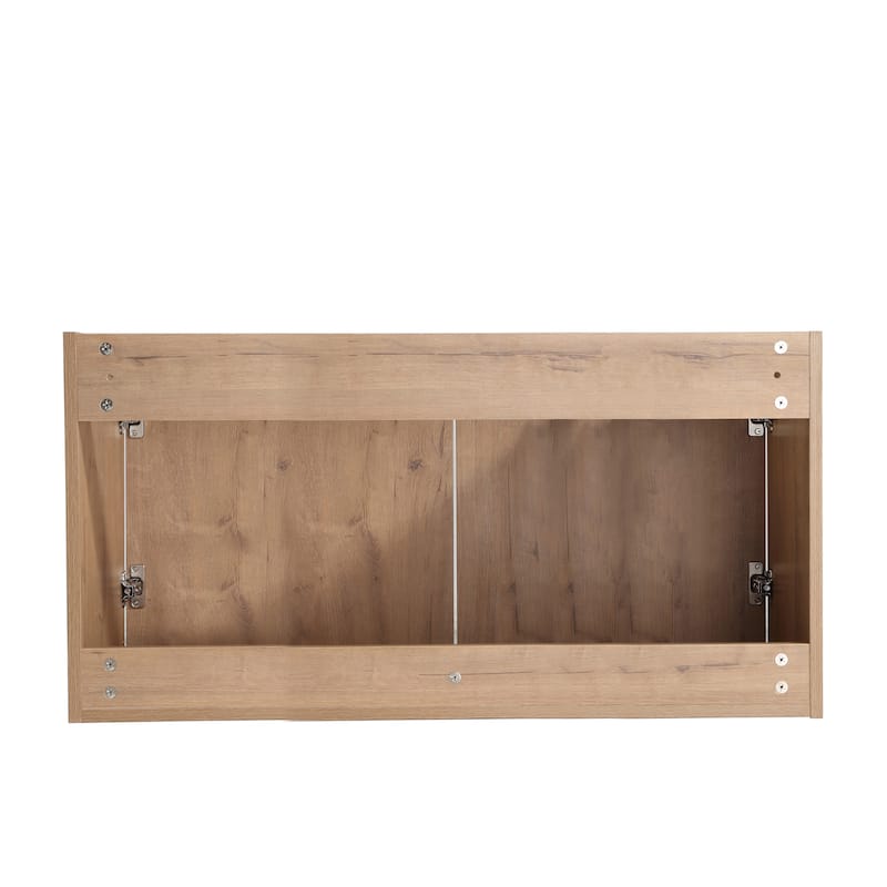 Beingnext 24"/30"/36" Bathroom Vanity with Sink, Floating Bathroom Vanity with 2 Soft Close Doors