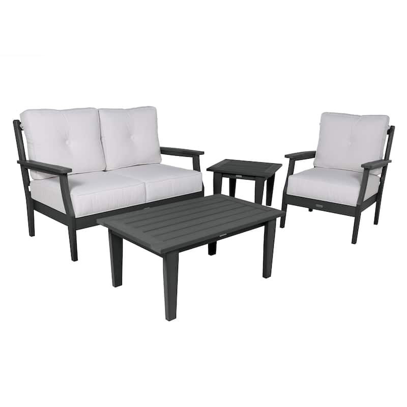 HIGHWOOD Lehigh 4-Piece Deep Seating Set - Bliss Linen