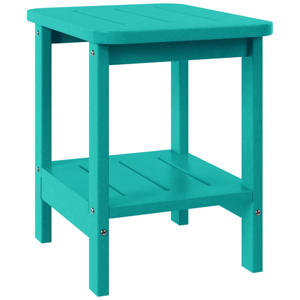 Brighton Outdoor Poly Two Shelf Side Table