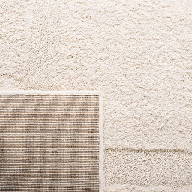 SAFAVIEH Florida Shag Carlinde Border 1.2-inch Thick Rug