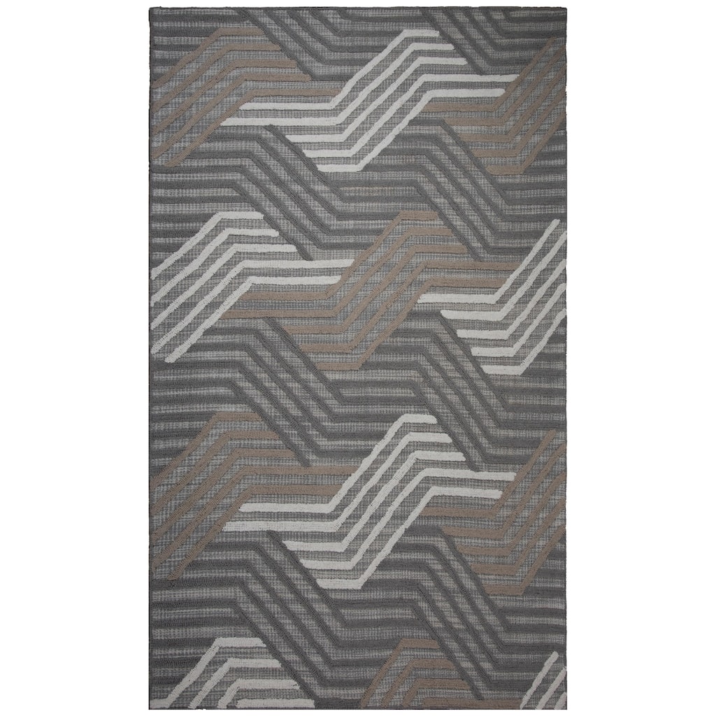 Alora Decor Weston Hand-tufted Geometric Wool Rug