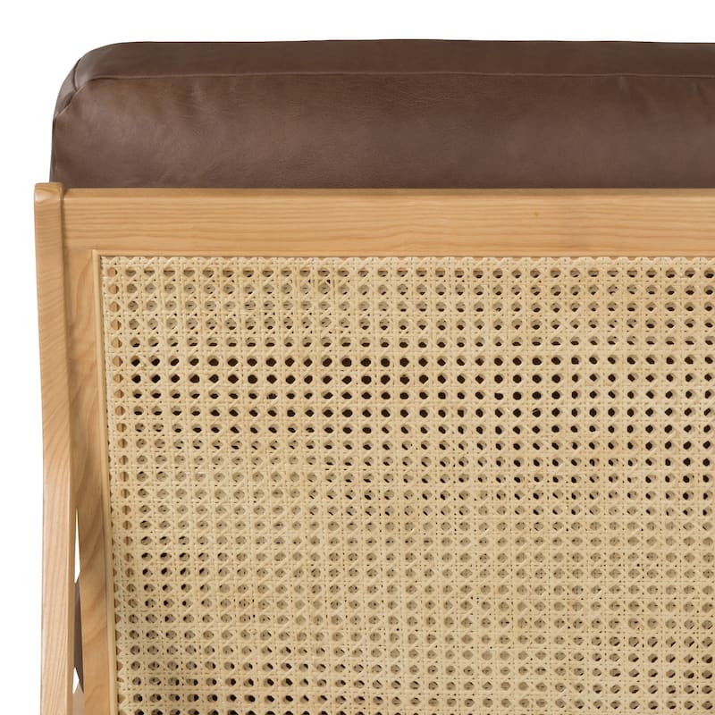 Metro - Carmelo Genuine Leather Accent Chair