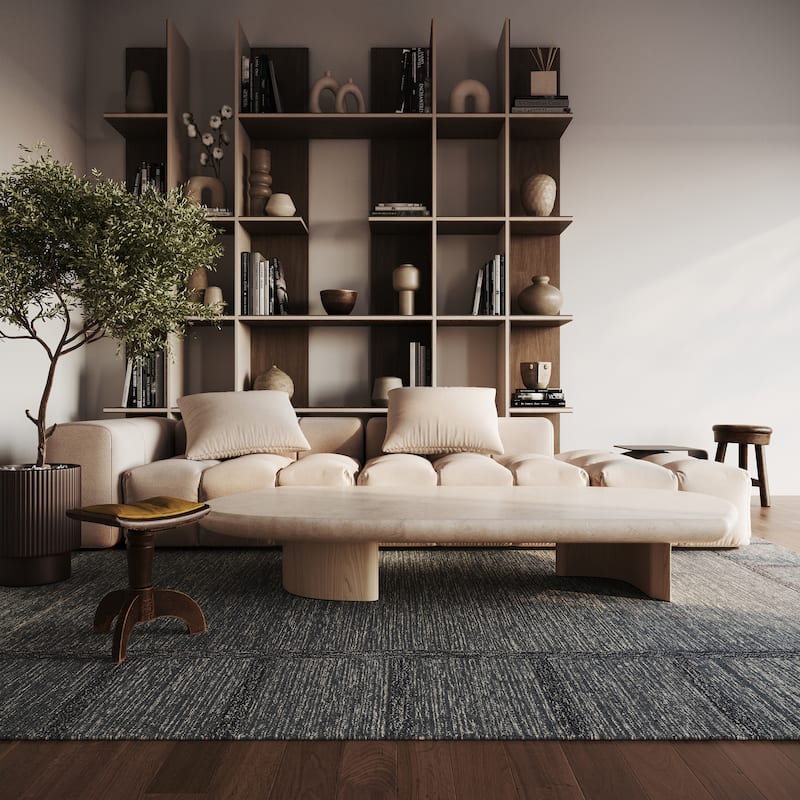 Nuloom Amara Vale Geometric Wool Rug