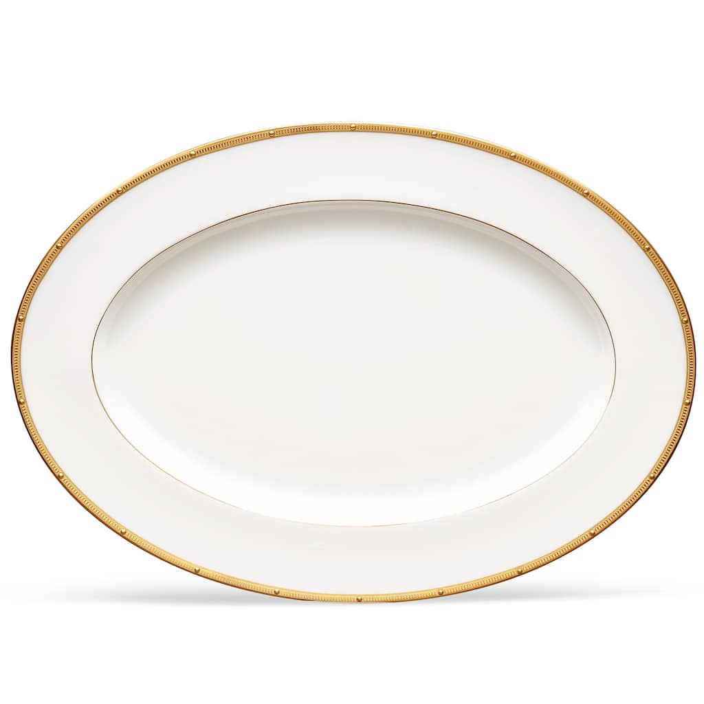 Rochelle Gold Oval Platter, 16"