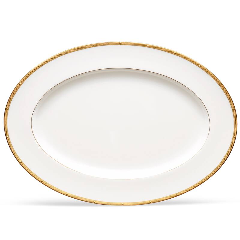 Rochelle Gold Oval Platter, 16"