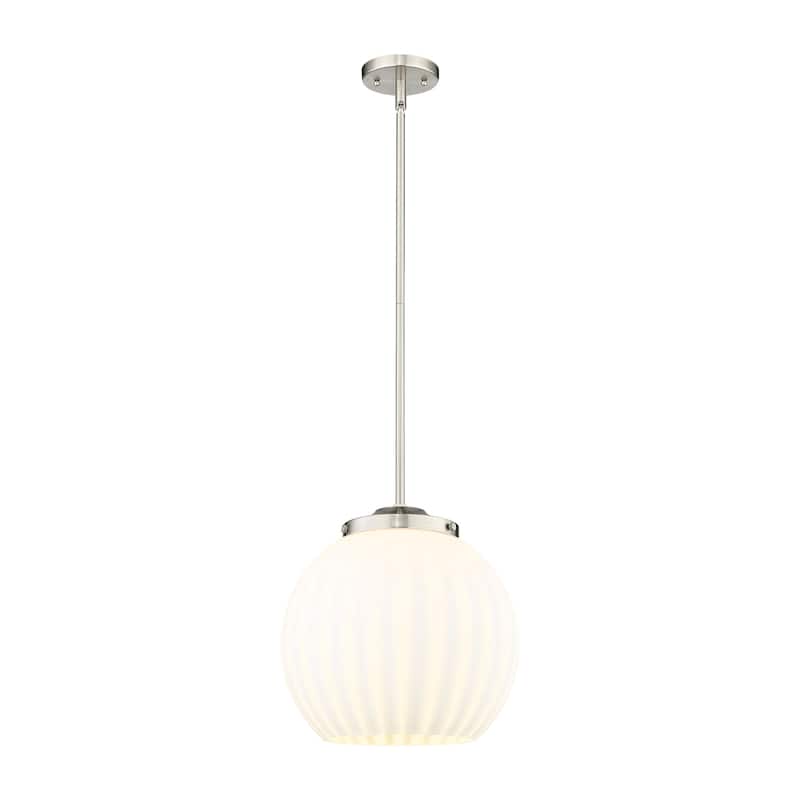 Innovations Lighting 221-1S-17-14 White Venetian Pendant White