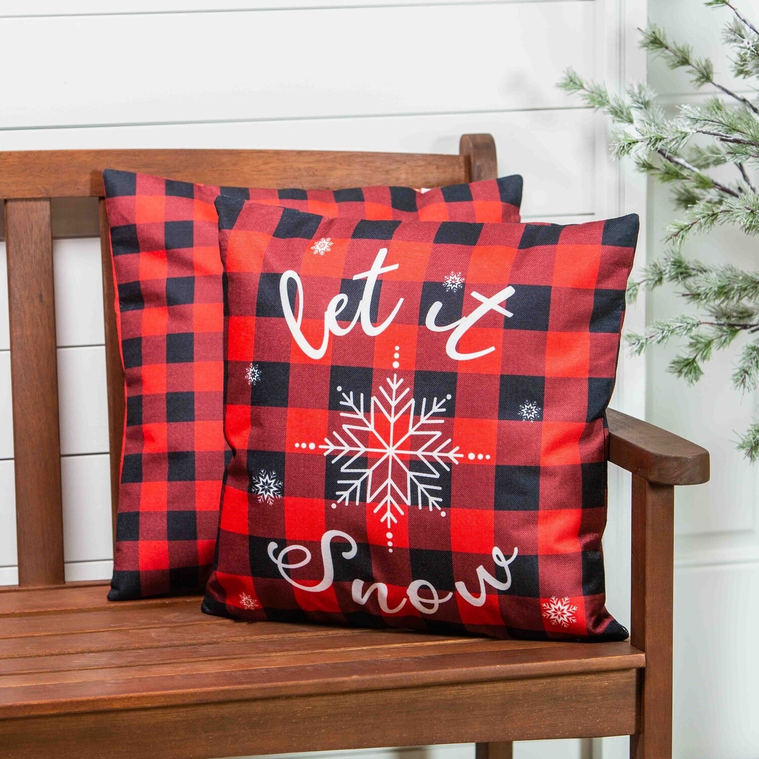Evergreen Enterprises Inc. Let It Snow Interchangeable Pillow Covers