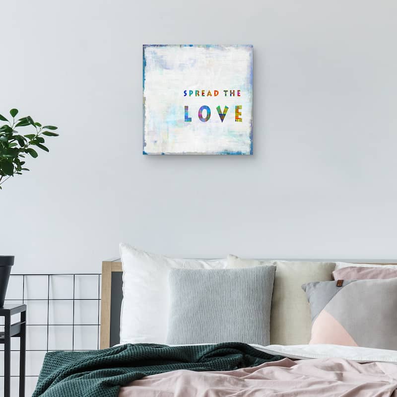 Spread the Love Color by Jamie MacDowell Canvas Art Print