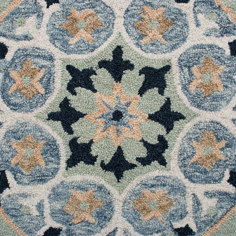 Sevita Suzani Round Area Rug