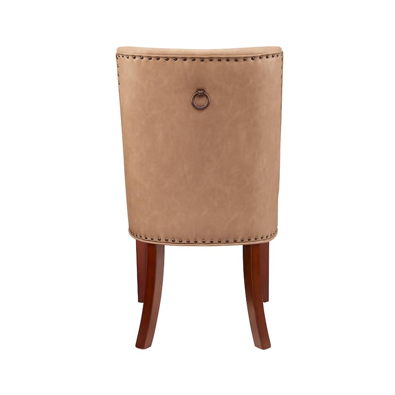 Allard Faux Leather Dining Chairs (Set of 2)