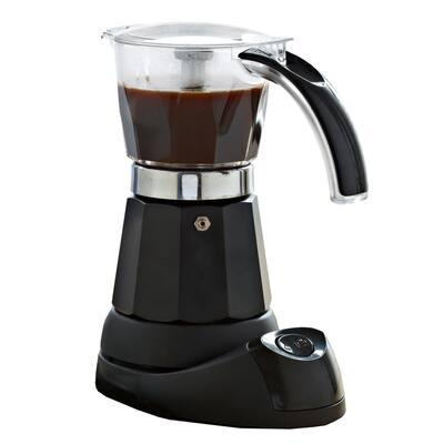 IMUSA 3 Cup & 6 Cup Electric Coffee Maker, Black - 3 & 6 Cup
