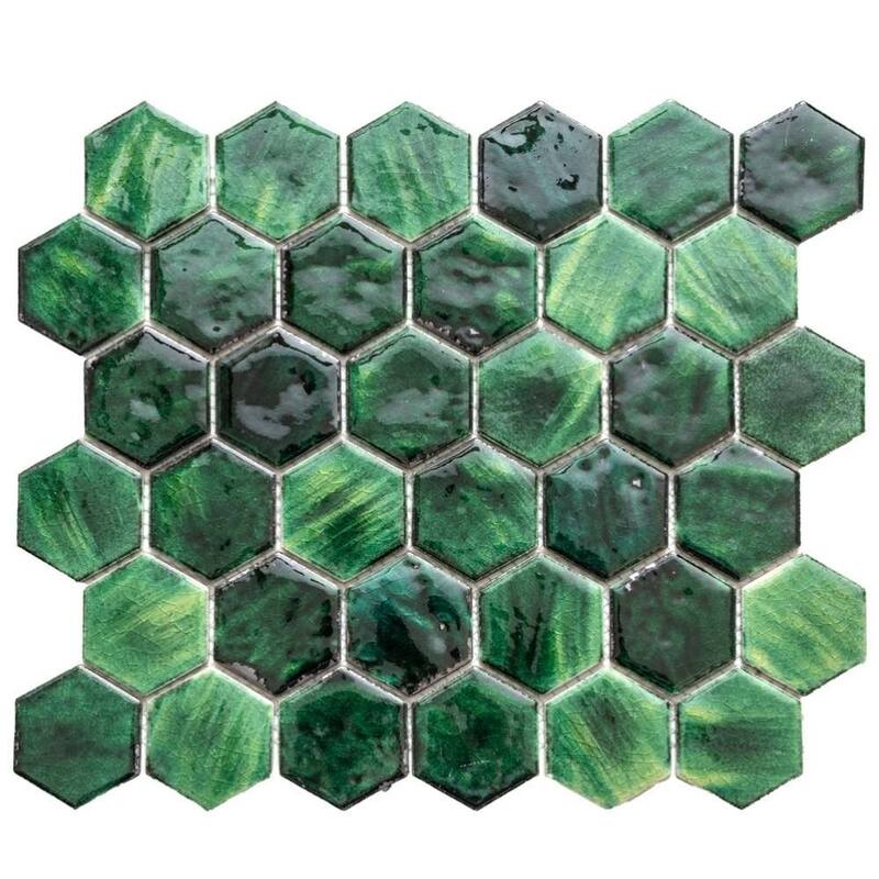 The Tile Life Agate 2x2 Porcelain Backsplash Wall Tile
