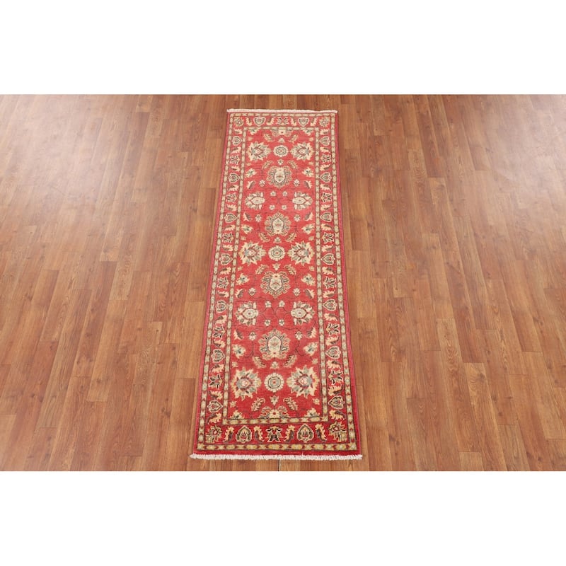 Oushak Oriental Runner Rug Handmade Wool Carpet - 2'0" x 6'0"
