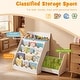 preview thumbnail 16 of 18, Costway Kids’ Bookshelf & Toy Storage Organizer with Rolling Drawer