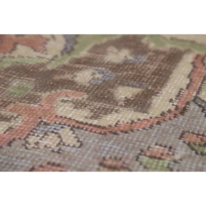 Gray Tabriz Persian Area Rug Hand-Knotted Wool Carpet - 8'3"x 11'1"