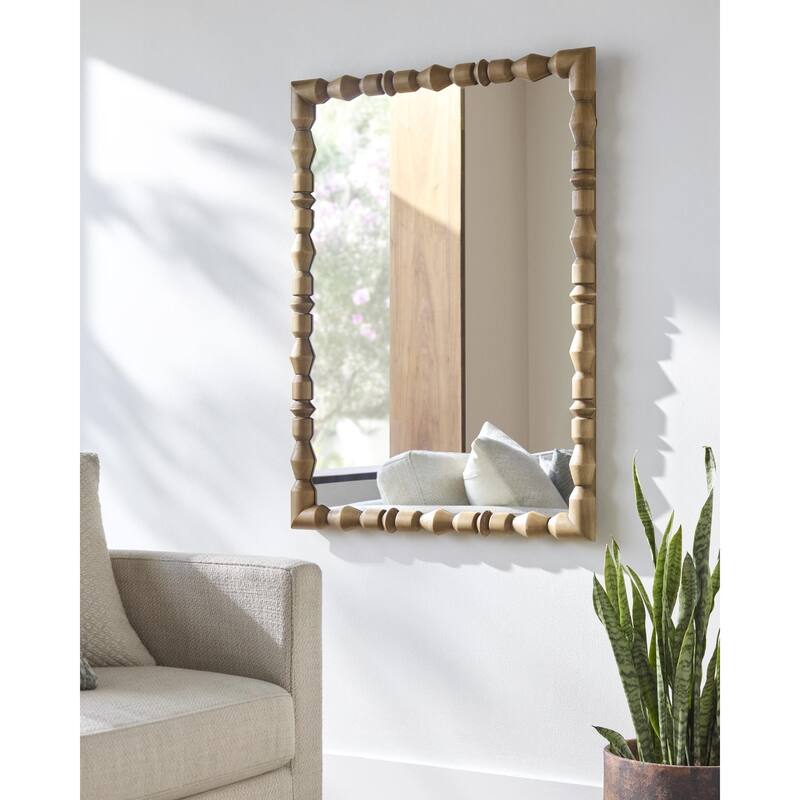 Livabliss Elisaveta Global Accent Mirror - 40"H x 30"W x 2"D