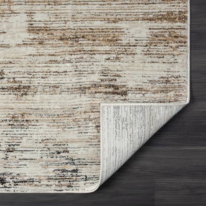 Tekes Distressed Abstract Area Rug By HomeRoots - 2' x 6' Runner