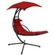 preview thumbnail 27 of 27, Oversized Zero Gravity Lounge Chair & Cup Holder - Multiple Options Red